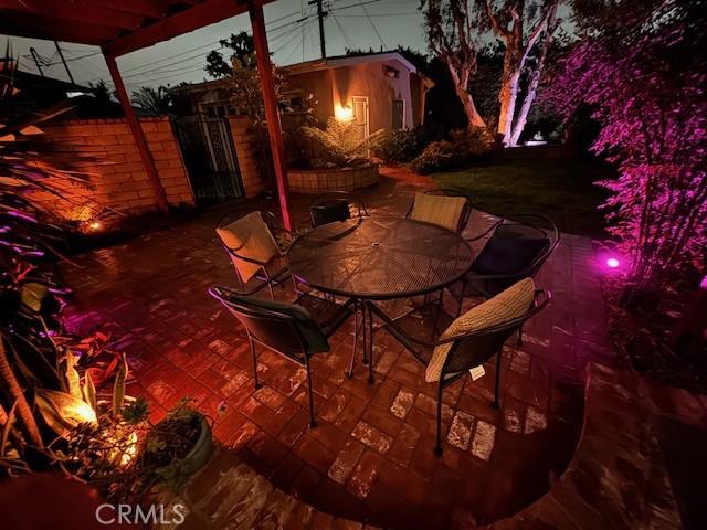 view of patio / terrace featuring outdoor dining space