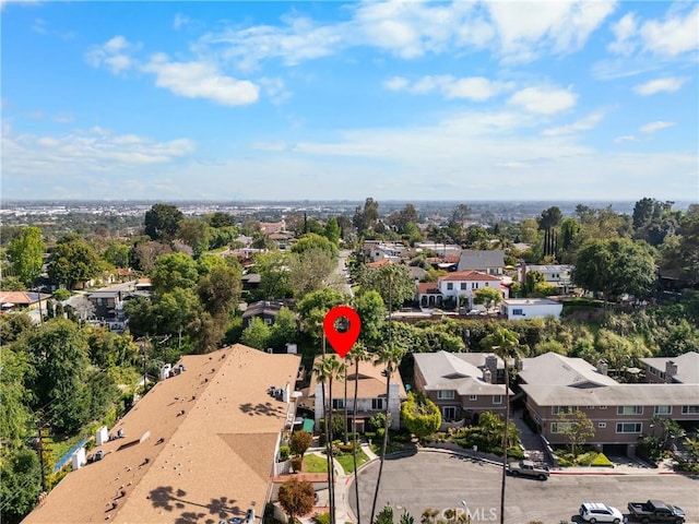 birds eye view of property featuring a residential view