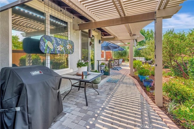 2673 Traditions Loop, Paso Robles, CA 93446 - view of patio with a grill, a pergola, and outdoor dining area