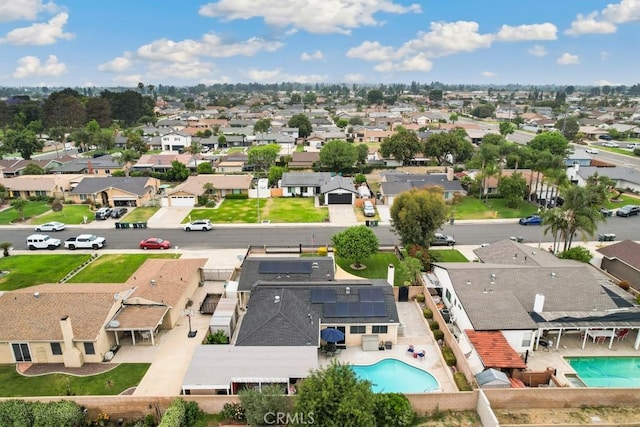 6253 Hamilton Ct, Chino, CA 91710 - aerial view of residential area with a pool