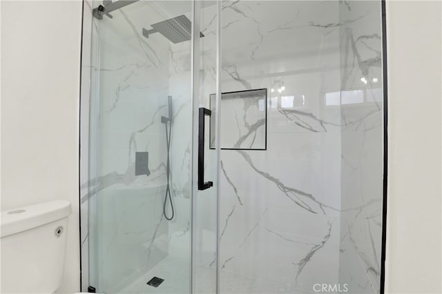 21011 N Hampton Way, Lake Forest, CA 92630 - full bathroom featuring a marble finish shower and toilet