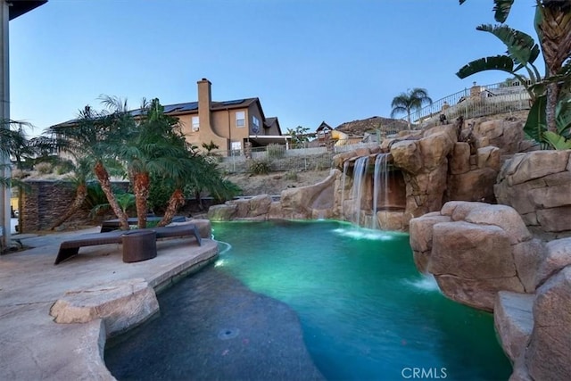 200 Cross Rail Ln, Norco, CA 92860 - view of pool featuring fence