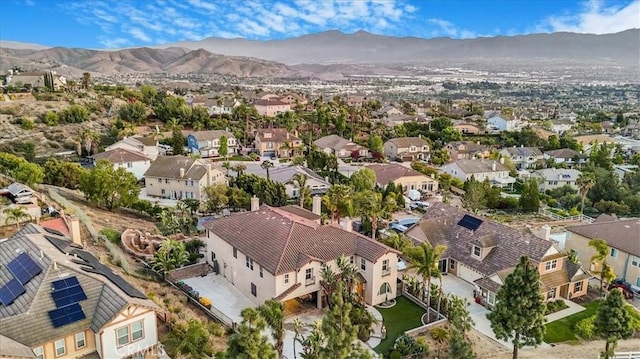 200 Cross Rail Ln, Norco, CA 92860 - aerial view of residential area featuring mountains