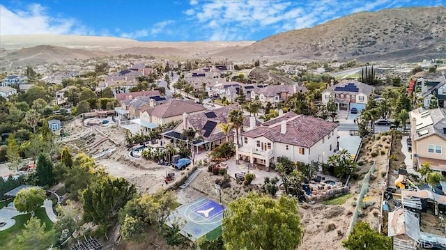 200 Cross Rail Ln, Norco, CA 92860 - aerial view of residential area featuring a mountain backdrop