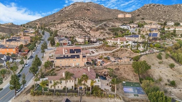 200 Cross Rail Ln, Norco, CA 92860 - aerial view of property and surrounding area featuring a mountainous background and nearby suburban area