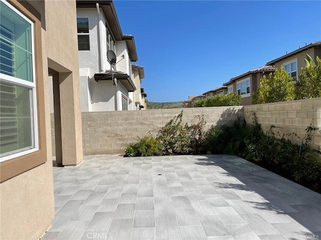 view of patio / terrace featuring a fenced backyard