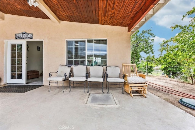 40481 Sage Rd, Hemet, CA 92544 - view of patio with an outdoor living space