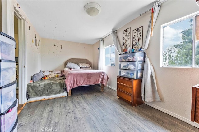 40481 Sage Rd, Hemet, CA 92544 - bedroom featuring wood finished floors, baseboards, and multiple windows