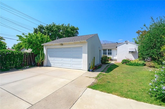 204 E Floral Ave, Arcadia, CA 91006 - ranch-style house featuring a front lawn and stucco siding