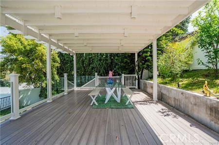 1440 Holbrook St, Eagle Rock, CA 90041 - view of wooden deck