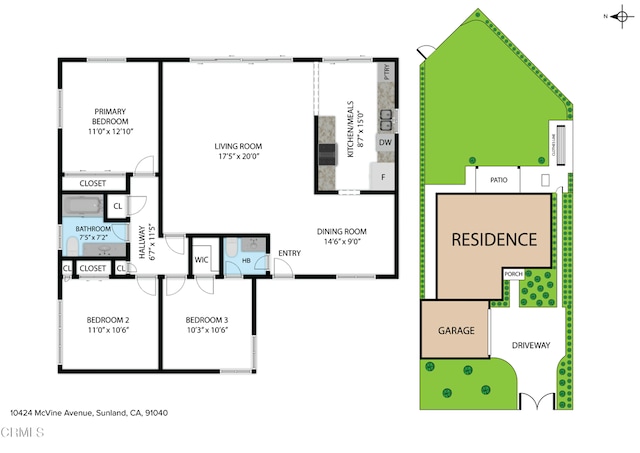 10424 Mcvine Ave, Sunland, CA 91040 - room layout