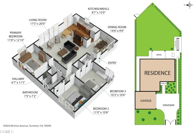 10424 Mcvine Ave, Sunland, CA 91040 - home floor plan