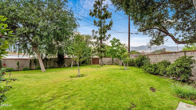 10424 Mcvine Ave, Sunland, CA 91040 - view of yard featuring a mountain view