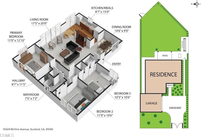 10424 Mcvine Ave, Sunland, CA 91040 - home floor plan