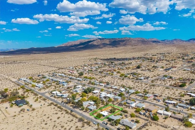 74825 Alta Loma Dr Unit 29, Palms, CA 92277 - view of property location with mountains, a desert landscape, and property parcel outlined