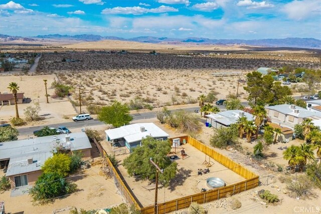 74825 Alta Loma Dr Unit 29, Palms, CA 92277 - aerial view of sparsely populated area featuring a desert landscape and mountains