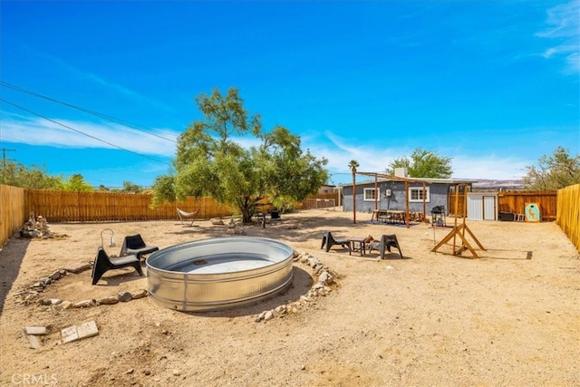74825 Alta Loma Dr Unit 29, Palms, CA 92277 - view of fenced backyard