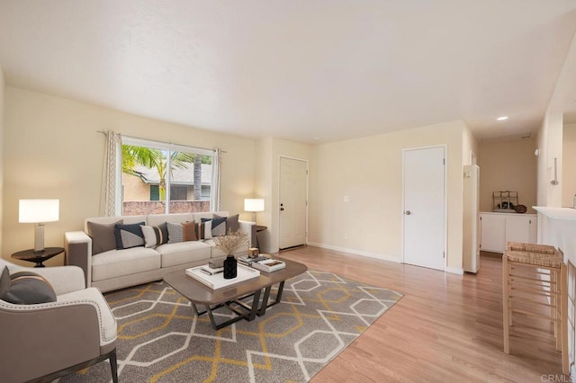 552 Canyon Dr Unit 15, Oceanside, CA 92054 - living room featuring wood finished floors and baseboards