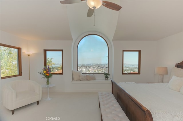 1624 Malden St, San Diego, CA 92109 - bedroom with carpet floors and a ceiling fan