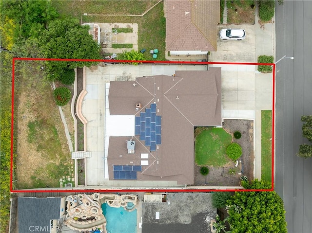 21128 Trigger Ln, Diamond Bar, CA 91765 - view of property location featuring property parcel outlined