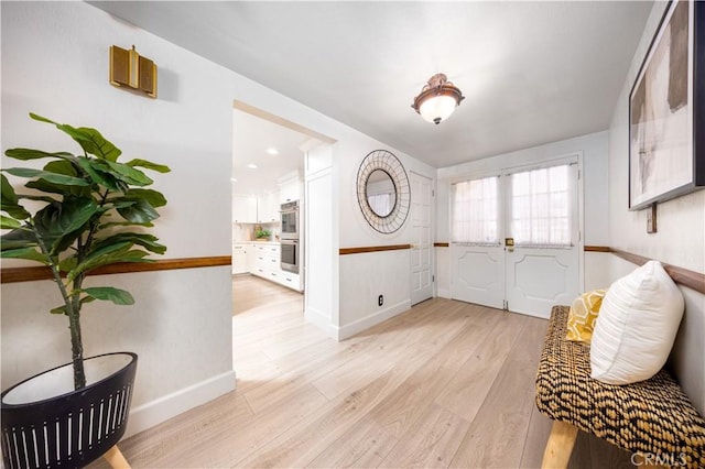 21128 Trigger Ln, Diamond Bar, CA 91765 - entrance foyer with light wood-style flooring and baseboards