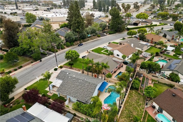 birds eye view of property featuring a residential view