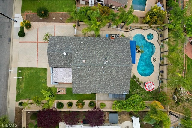 drone / aerial view