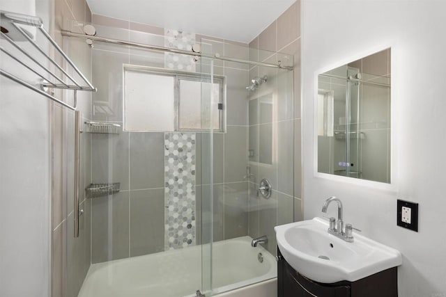 6552 Mallard St, San Diego, CA 92114 - bathroom with vanity and bath / shower combo with glass door