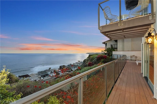 35451 Camino Capistrano, Dana Point, CA 92624 - balcony featuring a water view