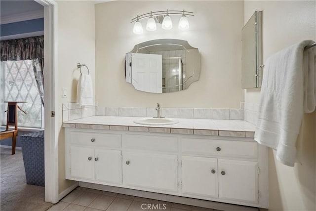11300 Dulcet Ave, Porter Ranch, CA 91326 - full bathroom featuring vanity and a shower