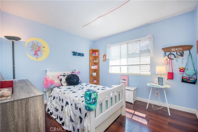 3251 Mountainside Dr, Corona, CA 92882 - bedroom featuring wood finished floors and baseboards