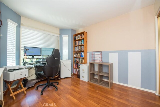 3251 Mountainside Dr, Corona, CA 92882 - office featuring wood finished floors and baseboards