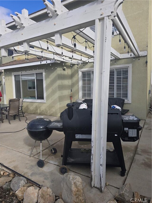 4990 Padre Ave, Rancho Cucamonga, CA 91739 - view of patio featuring outdoor dining area and a pergola