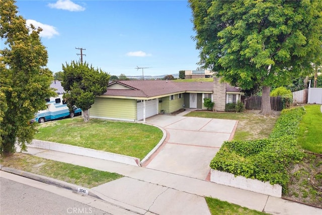 3540 S Flemington Dr, West Covina, CA 91792 - ranch-style home with a garage and driveway