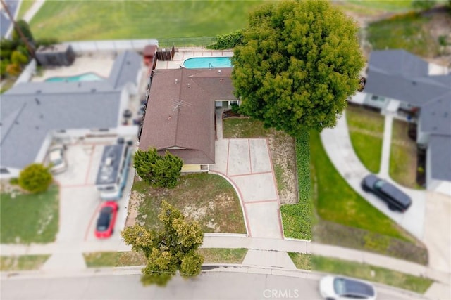 3540 S Flemington Dr, West Covina, CA 91792 - aerial view of a pool area