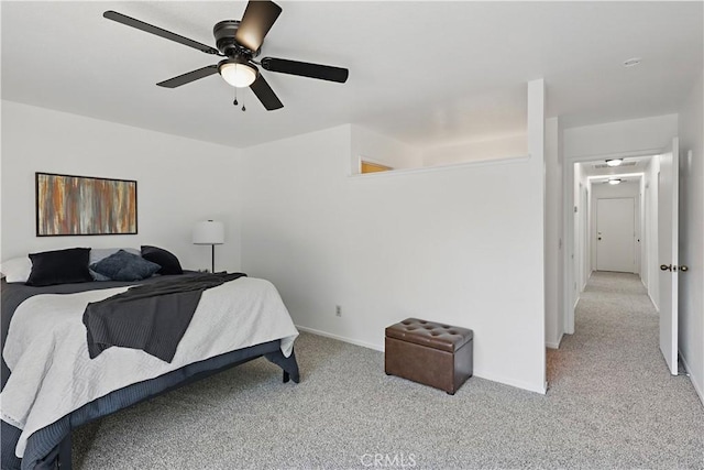 624 Rensselaer Ct, Merced, CA 95348 - bedroom featuring carpet flooring, baseboards, and a ceiling fan