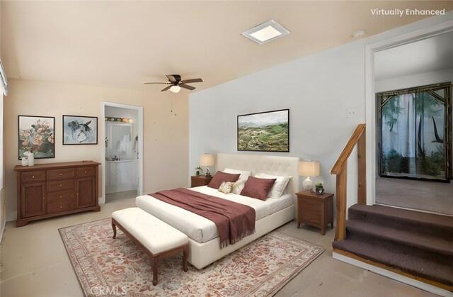 568 4th St, Willows, CA 95988 - bedroom featuring ensuite bathroom and ceiling fan