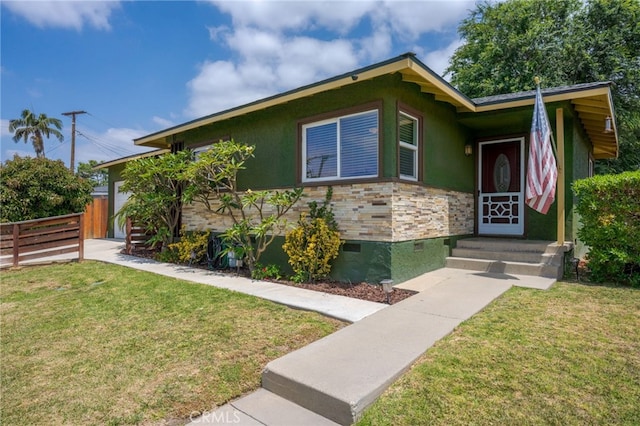 14967 Dunton Dr, Whittier, CA 90604 - view of front of property with crawl space and stucco siding