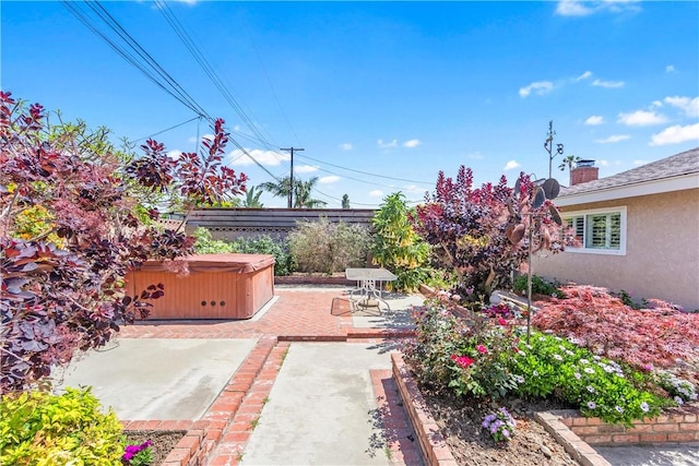 12172 Manley St, Garden Grove, CA 92845 - view of yard with a hot tub and a patio