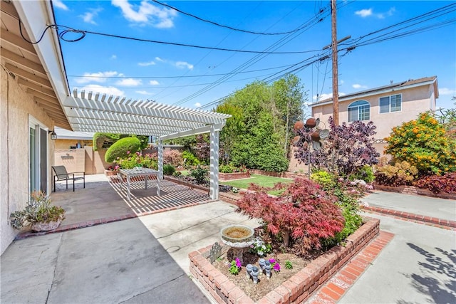 12172 Manley St, Garden Grove, CA 92845 - view of patio / terrace featuring a pergola