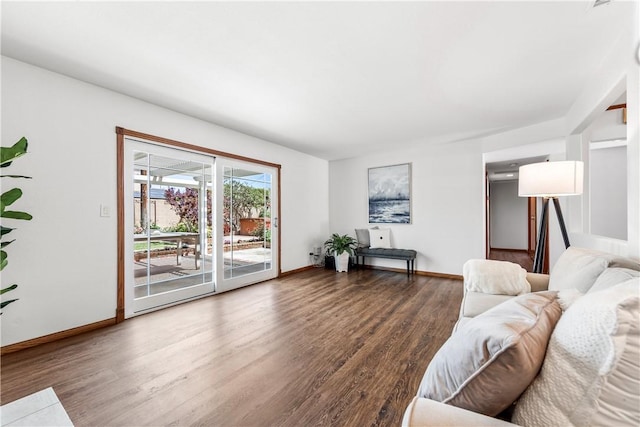 12172 Manley St, Garden Grove, CA 92845 - living area with wood finished floors and baseboards