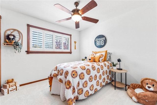 12172 Manley St, Garden Grove, CA 92845 - carpeted bedroom featuring baseboards and a ceiling fan