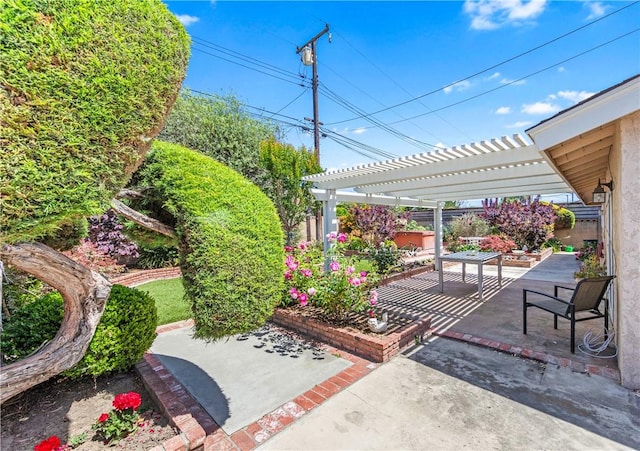 12172 Manley St, Garden Grove, CA 92845 - view of patio featuring a pergola
