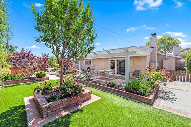 12172 Manley St, Garden Grove, CA 92845 - view of yard with a pergola and a patio