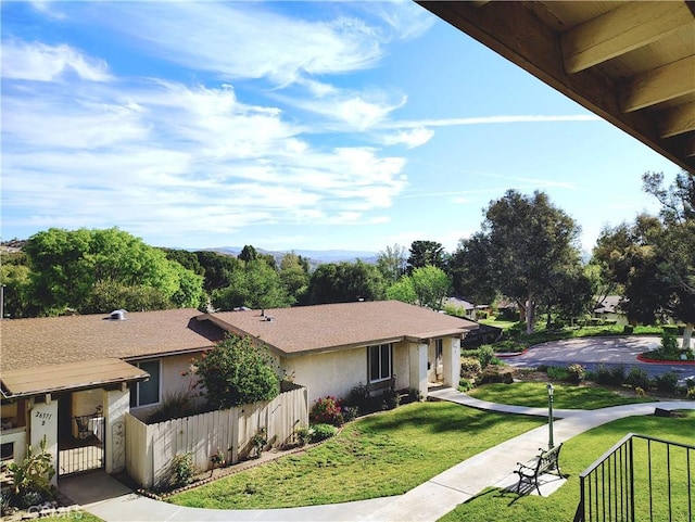 26373 Oak Highland Dr Unit E, Newhall, CA 91321 - single story home featuring stucco siding and a gate