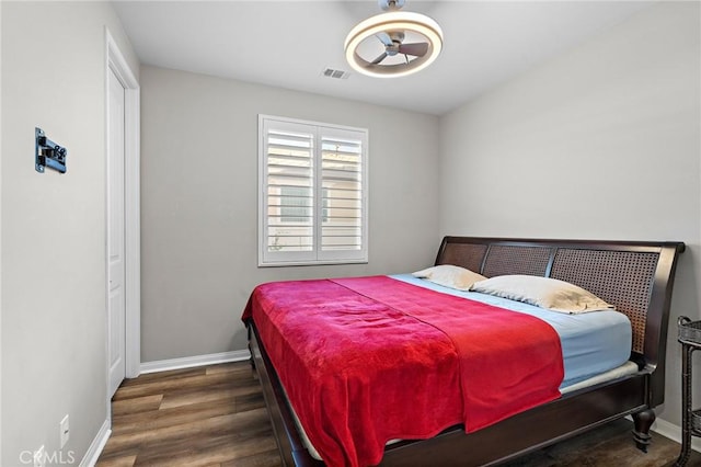 22811 Rolling Brook Ln, Wildomar, CA 92595 - bedroom with wood finished floors and baseboards