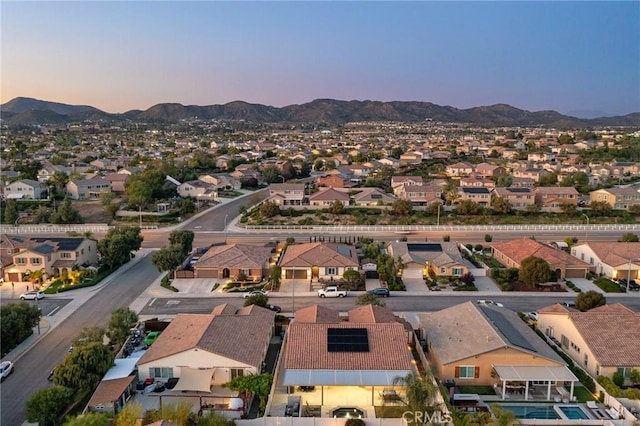 22811 Rolling Brook Ln, Wildomar, CA 92595 - aerial perspective of suburban area featuring a mountainous background