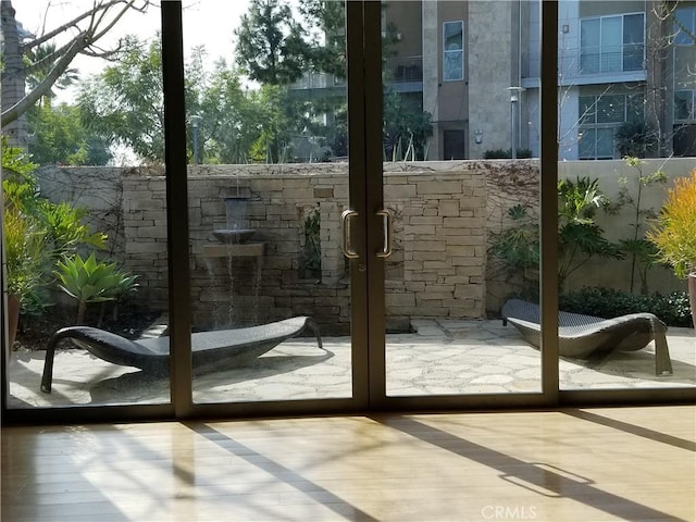 doorway to outside with a wealth of natural light
