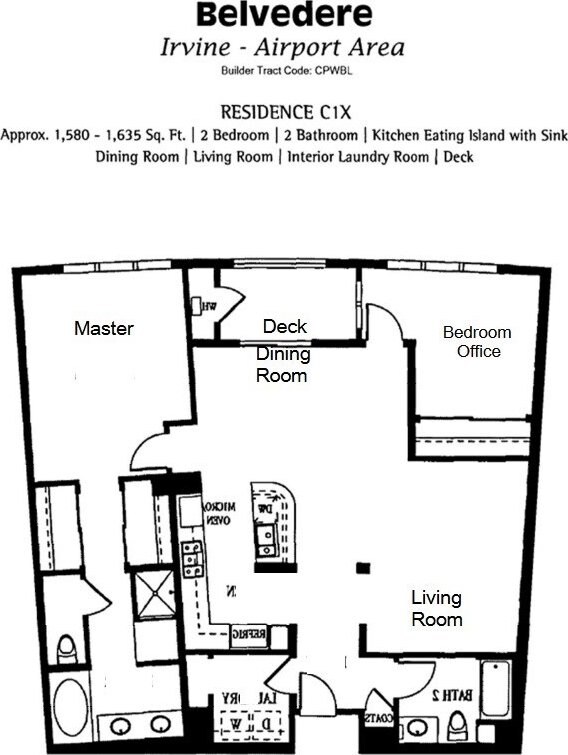 21 Gramercy Unit 115, Irvine, CA 92612 - view of room layout