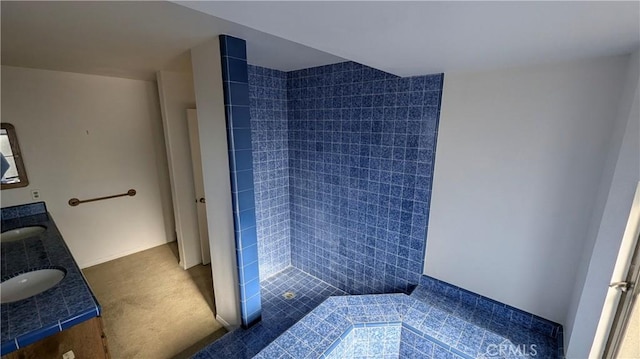 100 S Lucia Ave Unit 1, Redondo Beach, CA 90277 - full bath featuring a walk in shower and double vanity